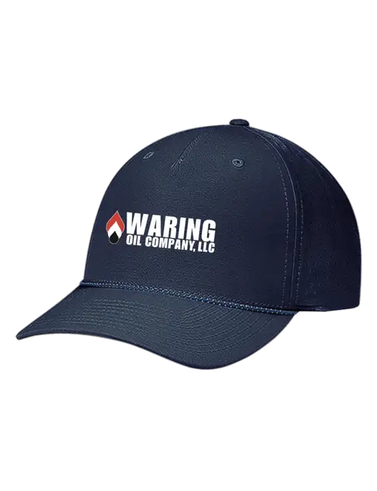 Richardson Laser Perf Performance Dark Navy/Navy-Grey-Blue Rope Cap w/Waring Oil Logo