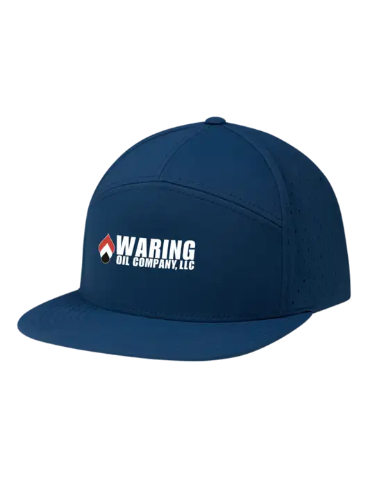 Richardson Light Navy Cannon Cap w/Waring Oil Logo