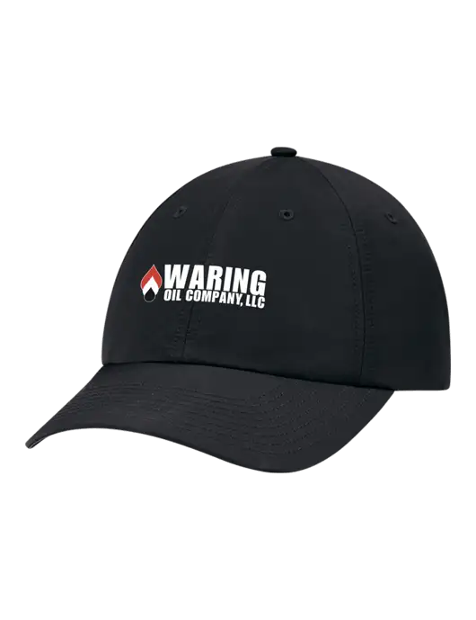Richardson Relaxed Performance Lite Black Cap w/Waring Oil Logo