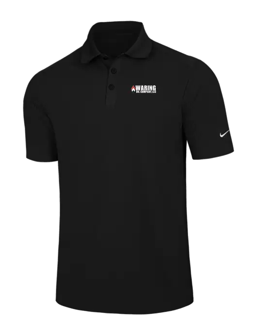 Nike Black Dri-FIT Classic Polo w/Waring Oil Logo