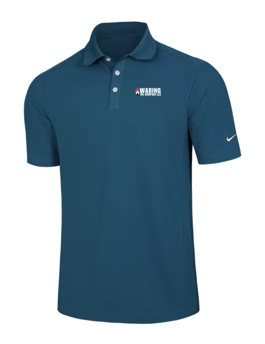 Nike Light Navy Dri-FIT Classic Polo w/Waring Oil Logo