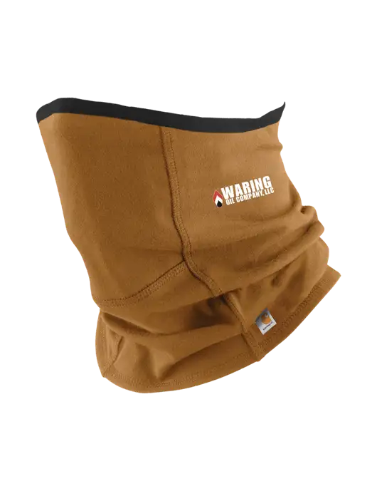 Carhartt Brown Cotton Blend Filter Pocket Gaiter w/Waring Oil Logo