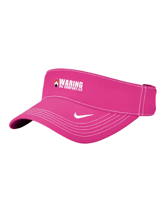 Nike Pink Dri-FIT Ace Visor w/Waring Oil Logo