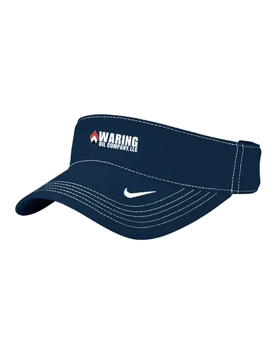 Nike Navy Dri-FIT Ace Visor w/Waring Oil Logo
