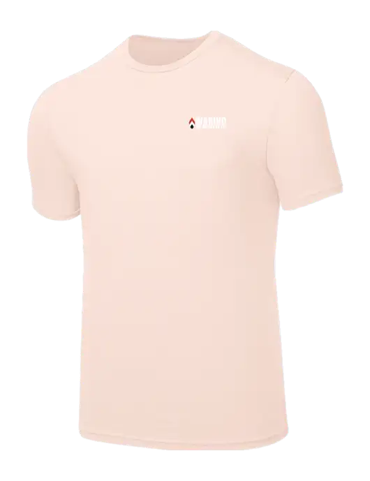 Seriously Soft Very Light Coral T-Shirt w/Waring Oil Logo