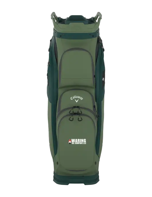 Callaway Org 14 Light Olive Cart Golf Bag  w/Waring Oil Logo