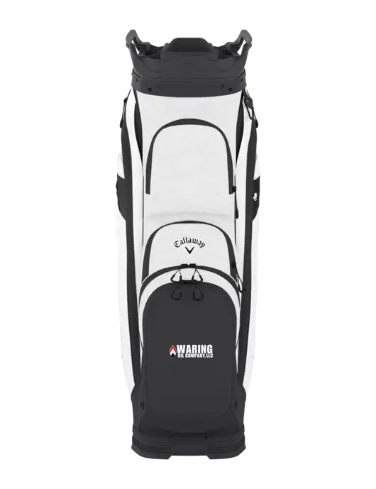Callaway Org 14 Very Light Grey Camo/White Cart Golf Bag  w/Waring Oil Logo