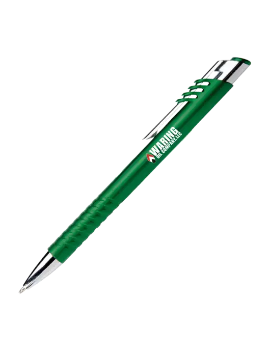 Schirhart Green Pen - Black Ink w/Waring Oil Logo