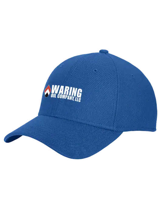 New Era Diamond Era Dark Royal Stretch Cap w/Waring Oil Logo