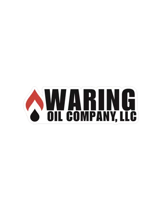 Waring Oil Logo Large Decal (8.5" w)