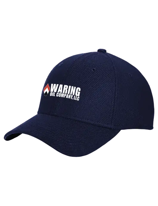 New Era Diamond Era Dark Navy Stretch Cap w/Waring Oil Logo