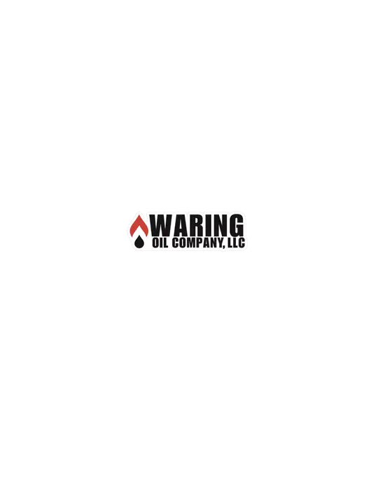 Hard Hat Decal  w/Waring Oil Logo