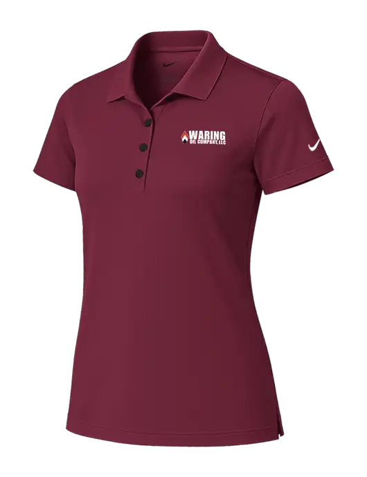 Nike Womens Cardinal Tech Basic Dri-FIT Polo
 w/Waring Oil Logo