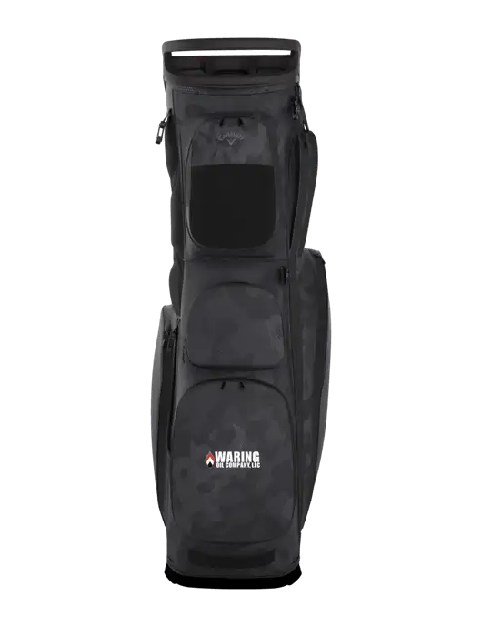 Callaway Fairway 14 Black/Camo Stand Golf Bag w/Waring Oil Logo